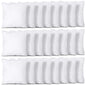 Bedding Throw Pillows (Set of 24 White) 18 x 18 Inches Pillows for Sofa Bed and Couch Decorative Stuffer Pillows