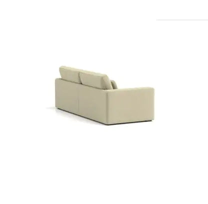 Modern Sofa Couches For Living Room  3 Seater Sofa With Detachable Cover   Double Cushioning,Natural
