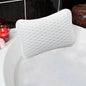 Bath Pillows for tubHome Spa Pillows for Bathtub Hot TubHead and Neck Support with 2 Strong Suction CupsWhite
