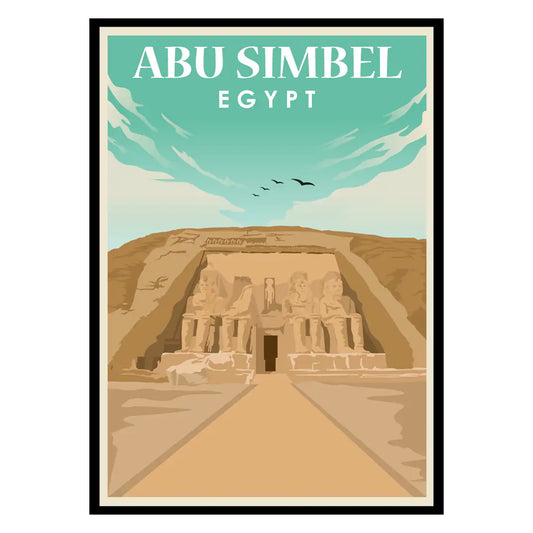 Abu Simbel Poster
