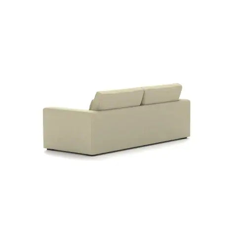 Modern Sofa Couches For Living Room  3 Seater Sofa With Detachable Cover   Double Cushioning,Natural