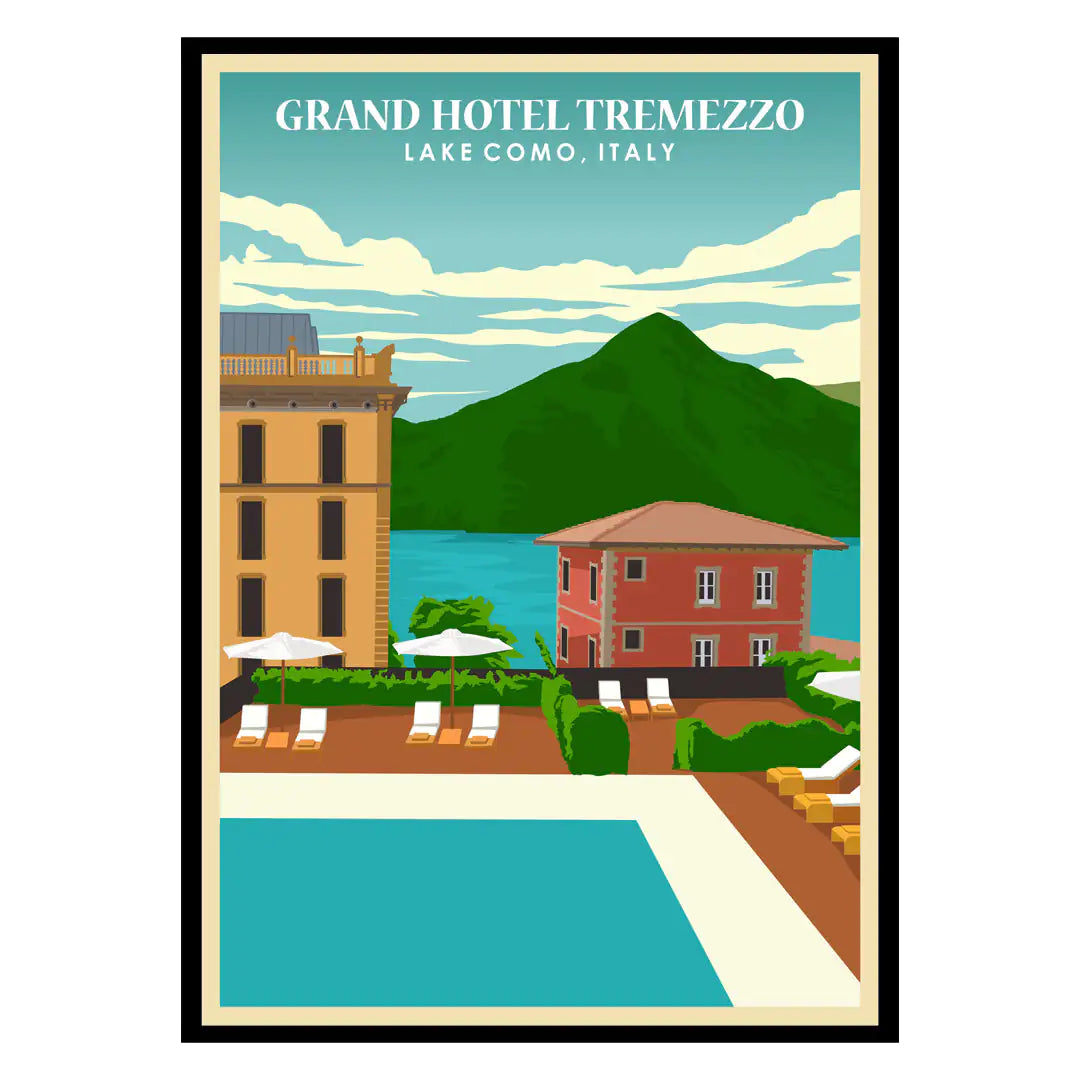 Lake Como Italy Poster