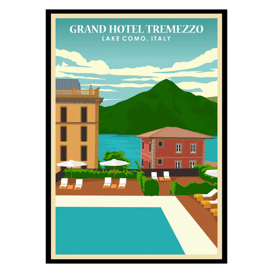 Lake Como Italy Poster