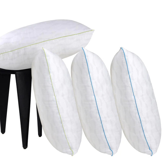Pillows King Size Set of 4 Bed Pillows for Sleeping Adjustable King Pillows 4 Pack with Zipper Cooling Hotel Quality with Premium Soft Down Alternative Fill