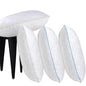 Pillows King Size Set of 4 Bed Pillows for Sleeping Adjustable King Pillows 4 Pack with Zipper Cooling Hotel Quality with Premium Soft Down Alternative Fill