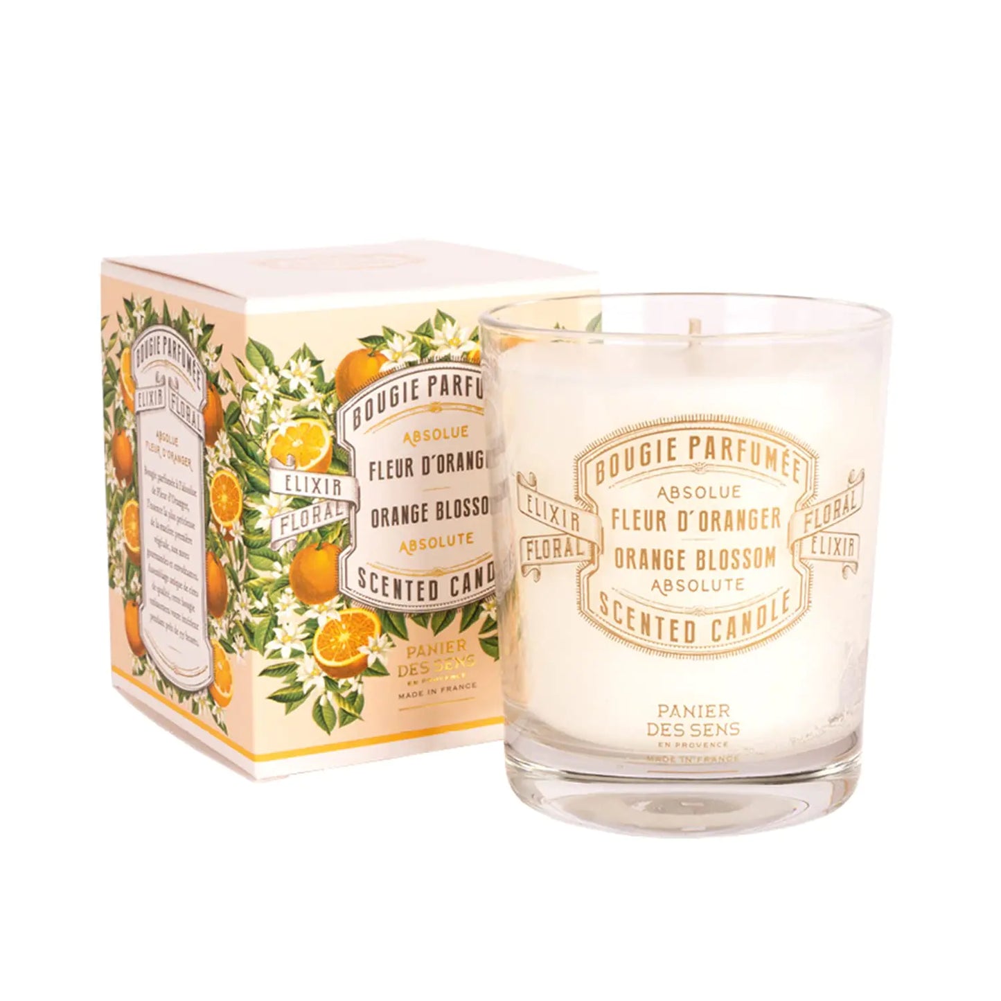 Orange Blossom & Winter Candle – Long Lasting Scented Candles for Home – Candles for Women – 100% Natural Cotton Wick – Decorative Candles Home Gifts - 6.3 oz