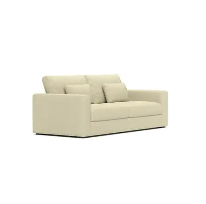 Modern Sofa Couches For Living Room  3 Seater Sofa With Detachable Cover   Double Cushioning,Natural