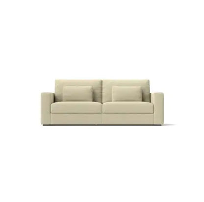 Modern Sofa Couches For Living Room  3 Seater Sofa With Detachable Cover   Double Cushioning,Natural