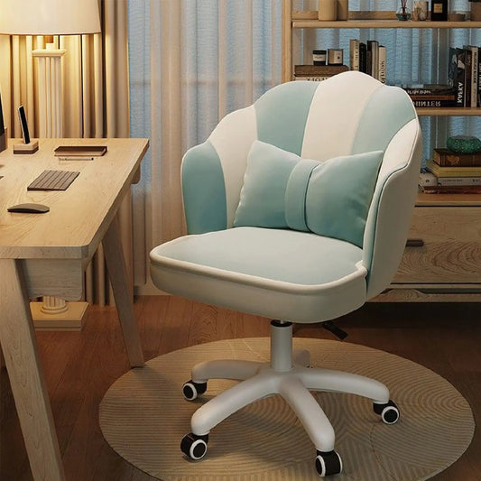 Office Chair Cute Petal Desk Chair Modern Fabric Home Butterfly Chairs Height Adjustable Chair Makeup Chairs Computer Chairs