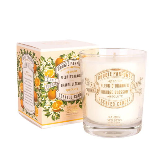 Orange Blossom & Winter Candle – Long Lasting Scented Candles for Home – Candles for Women – 100% Natural Cotton Wick – Decorative Candles Home Gifts - 6.3 oz