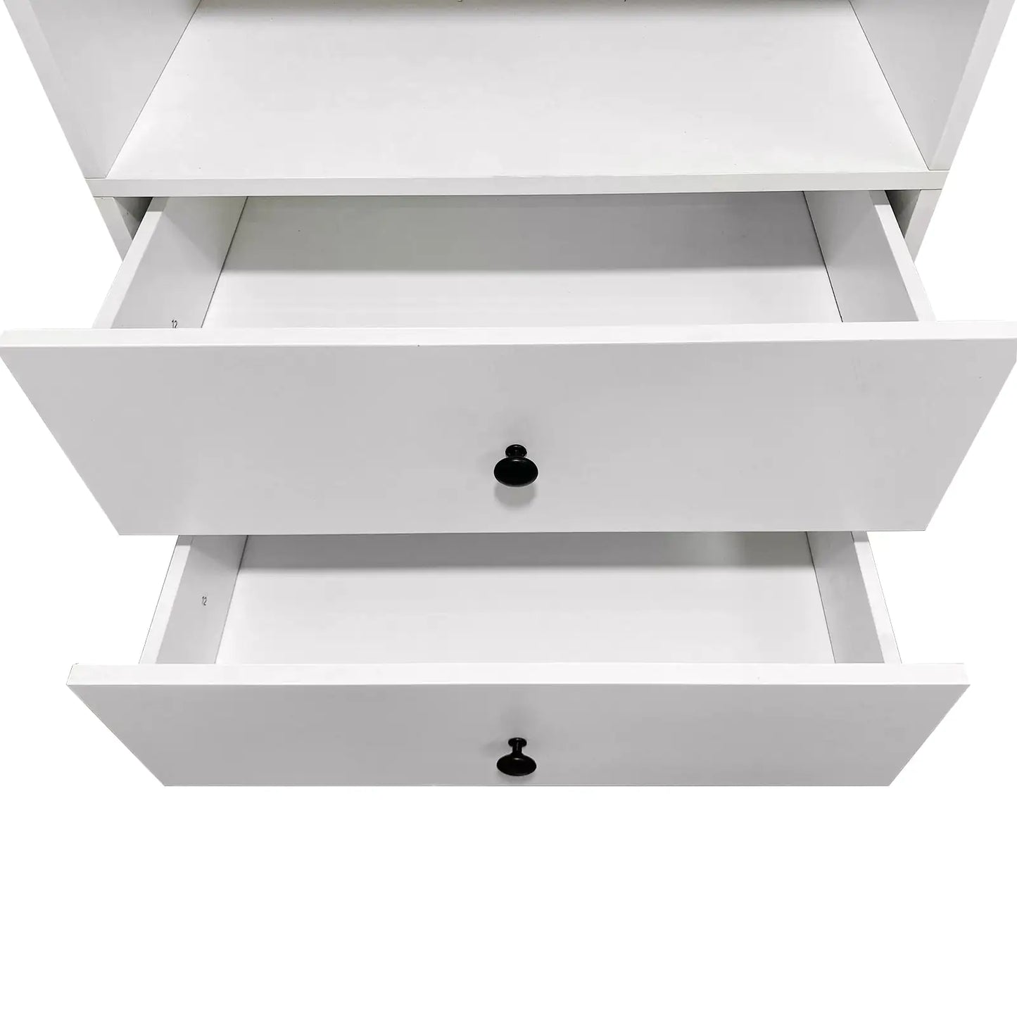 Closet Shelves for bathroom,Wooden Closet System Modular With 2 Doors Shelves Wall Mount Organizer Modern Shelving for Walk in Closet Organization Bedroom Built in Clothes Storage 31.49''W x 16.04''D x 31.49''H